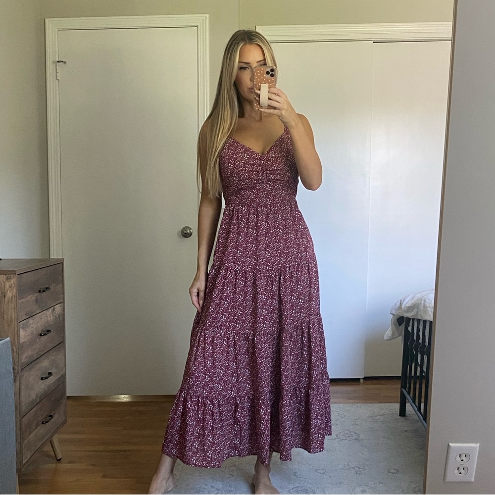 Floral maxi dress